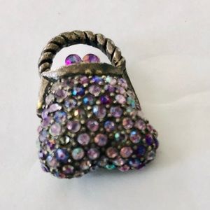 Small rhinestone brooch